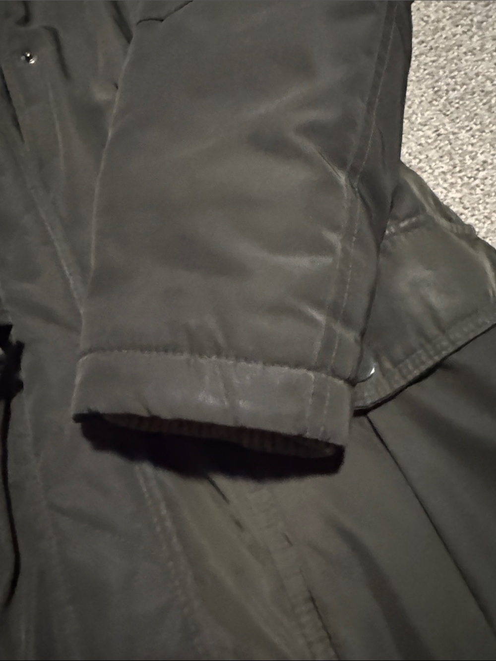 Universal Thread Olive Green Parka with Faux Fur Trim Hood - Picture 7 of 11
